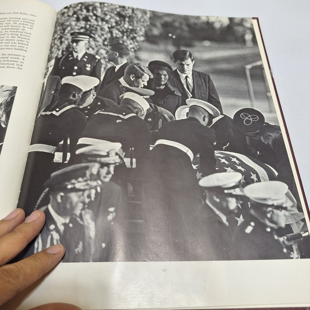 1963‎ The Torch Is Passed JFK Death Of President Hardcover Book Houston Post - Picture 9 of 11